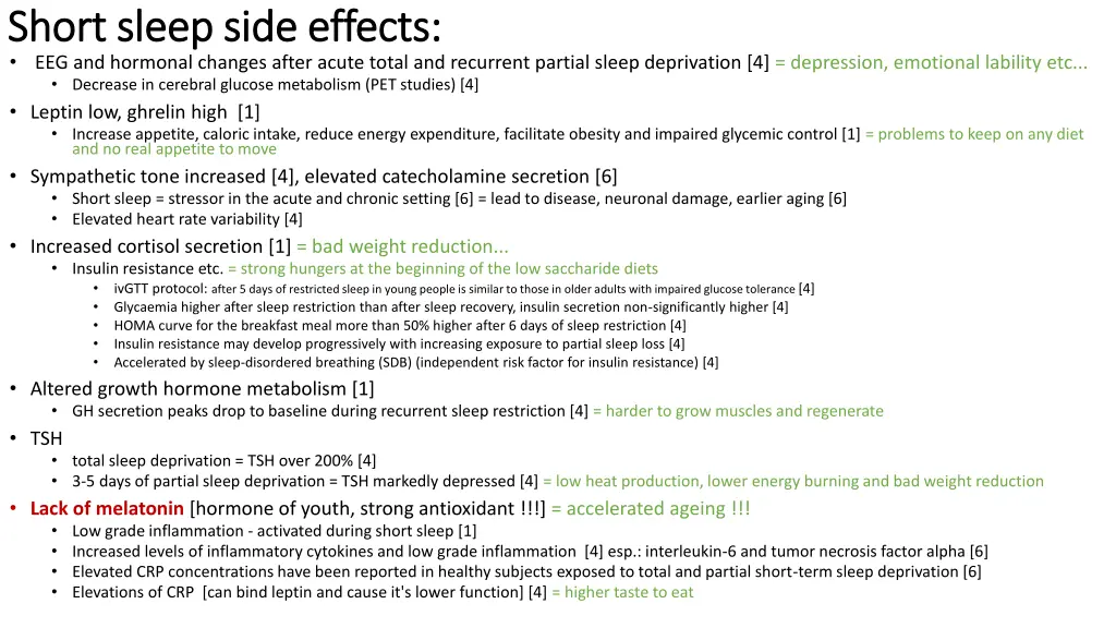 short sleep side effects short sleep side effects