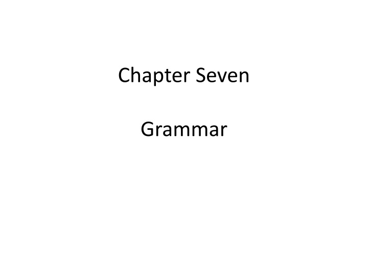 chapter seven