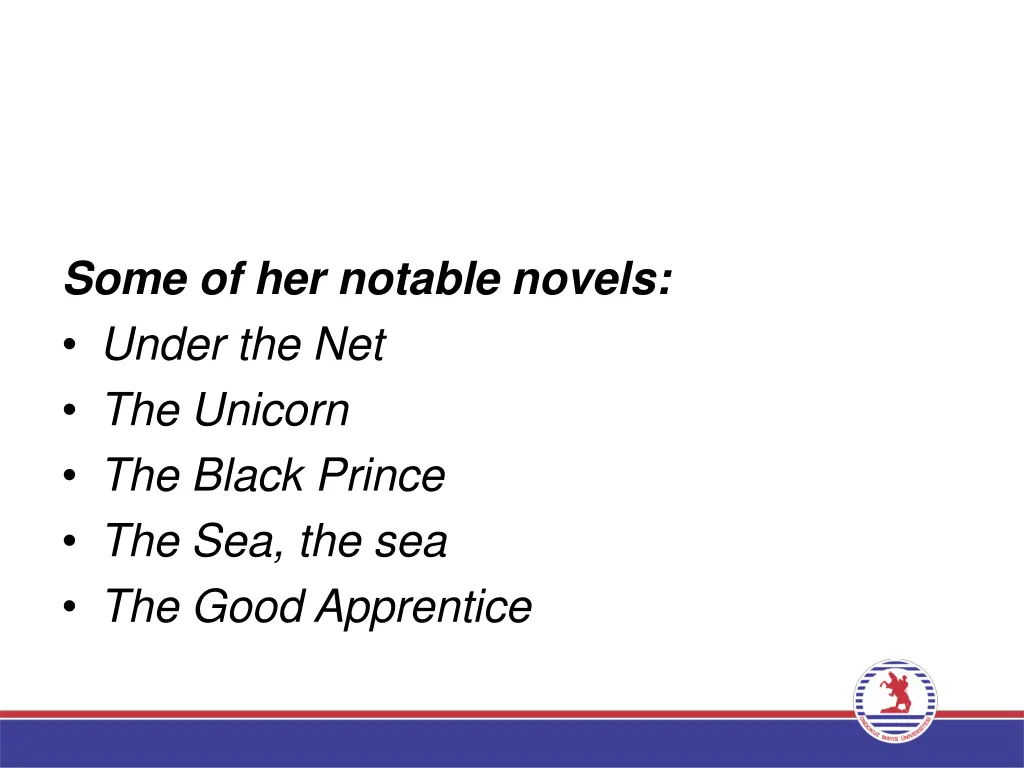 some of her notable novels under