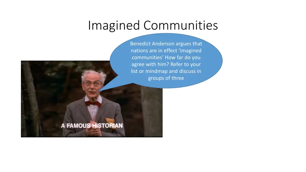 imagined communities