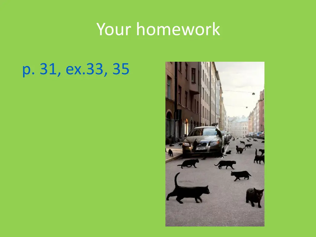 your homework