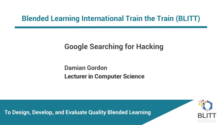 blended learning international train the train