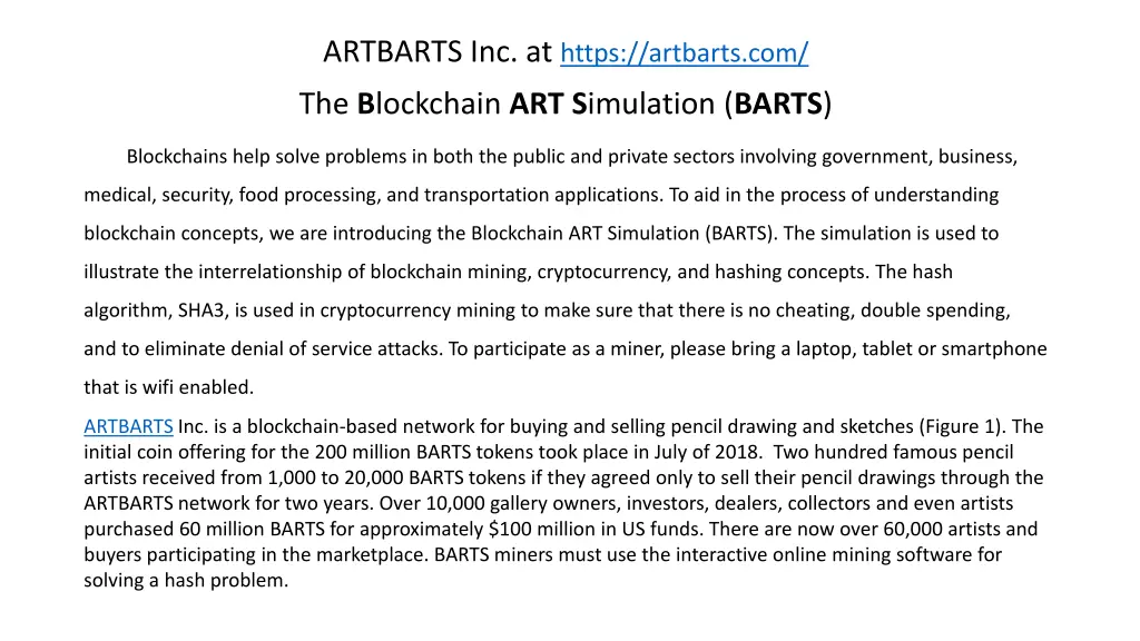 artbarts inc at https artbarts com