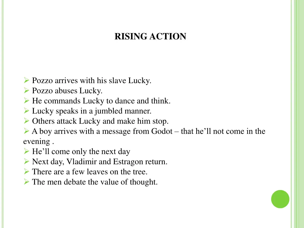 rising action