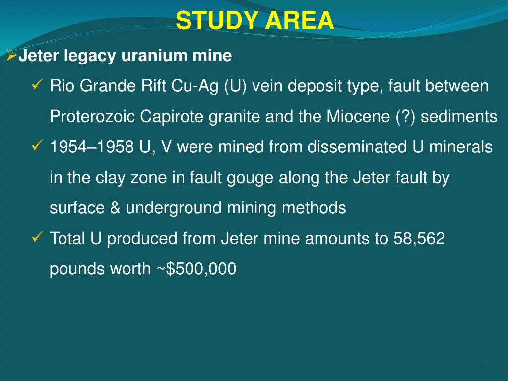 study area 1