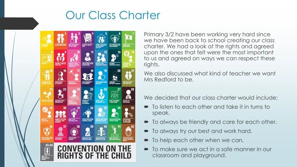 our class charter