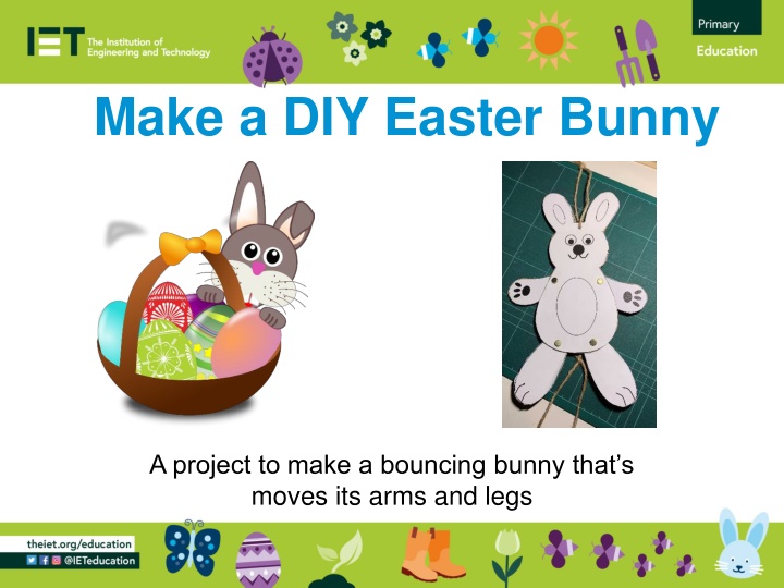 make a diy easter bunny