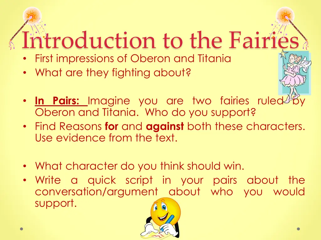 introduction to the fairies first impressions