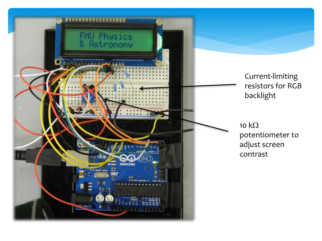 current limiting resistors for rgb backlight