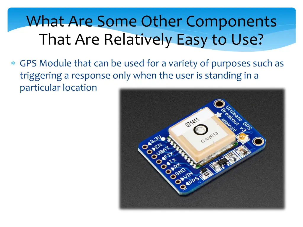 what are some other components that 1