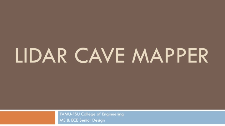 lidar cave mapper