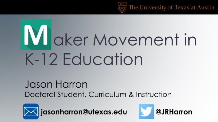 m aker movement in k 12 education