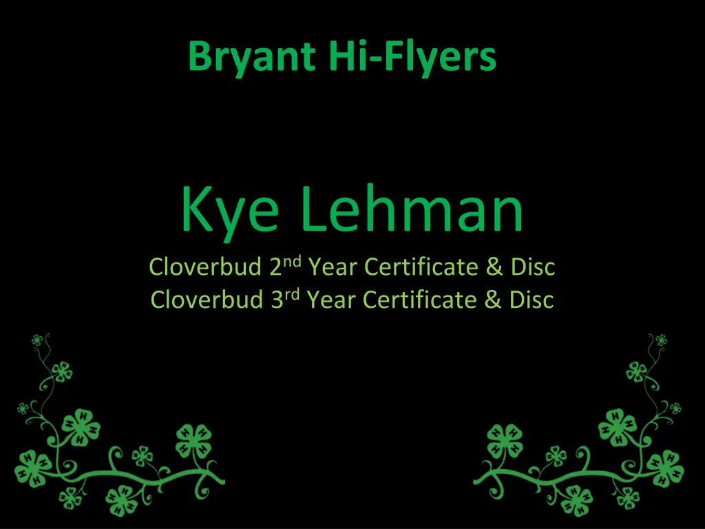 bryant hi flyers 4