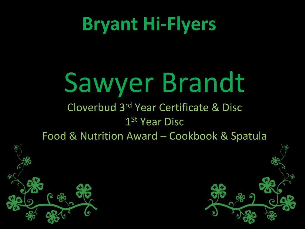 bryant hi flyers 8