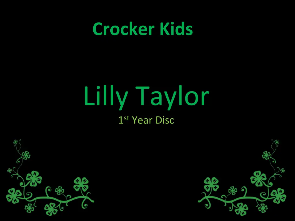 crocker kids 3