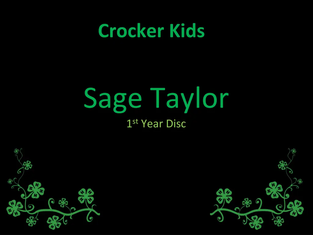 crocker kids 4