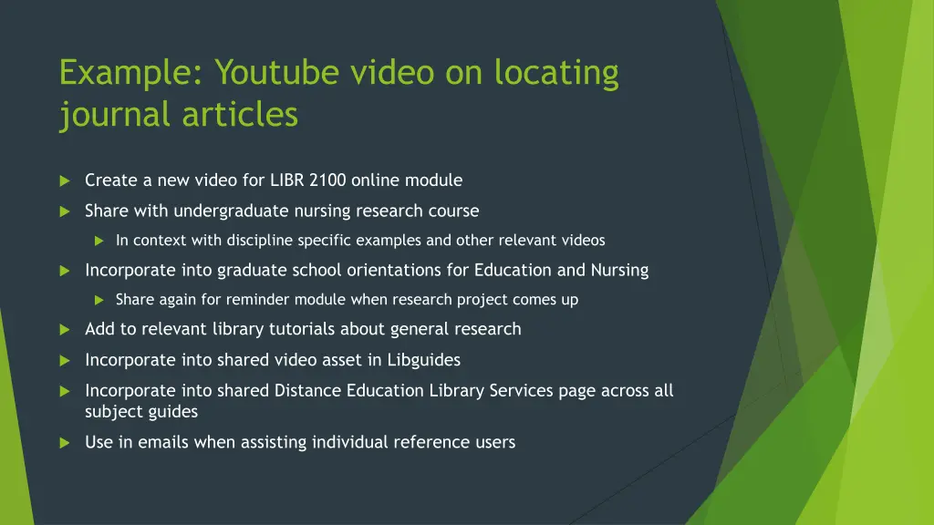 example youtube video on locating journal articles