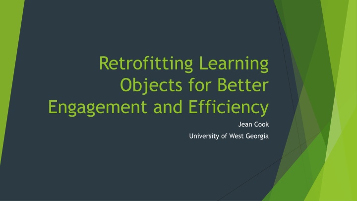 retrofitting learning objects for better