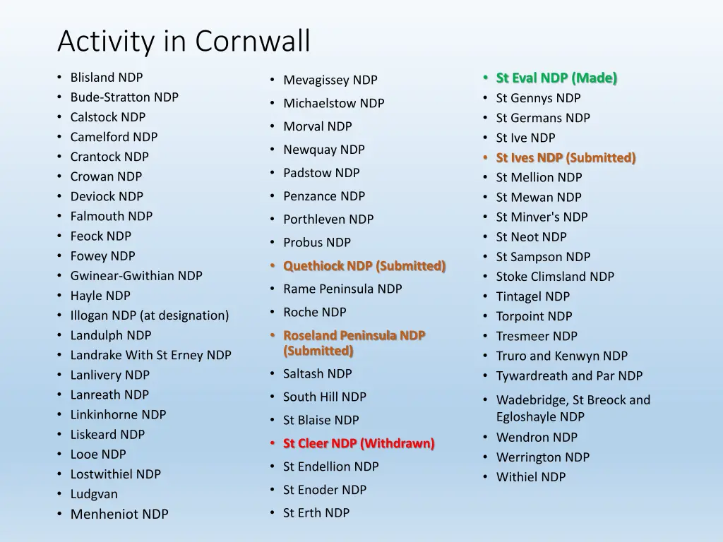 activity in cornwall