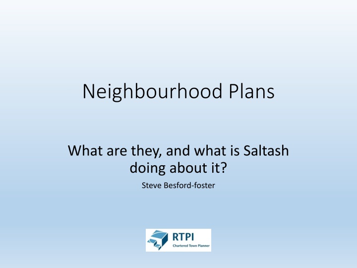 neighbourhood plans