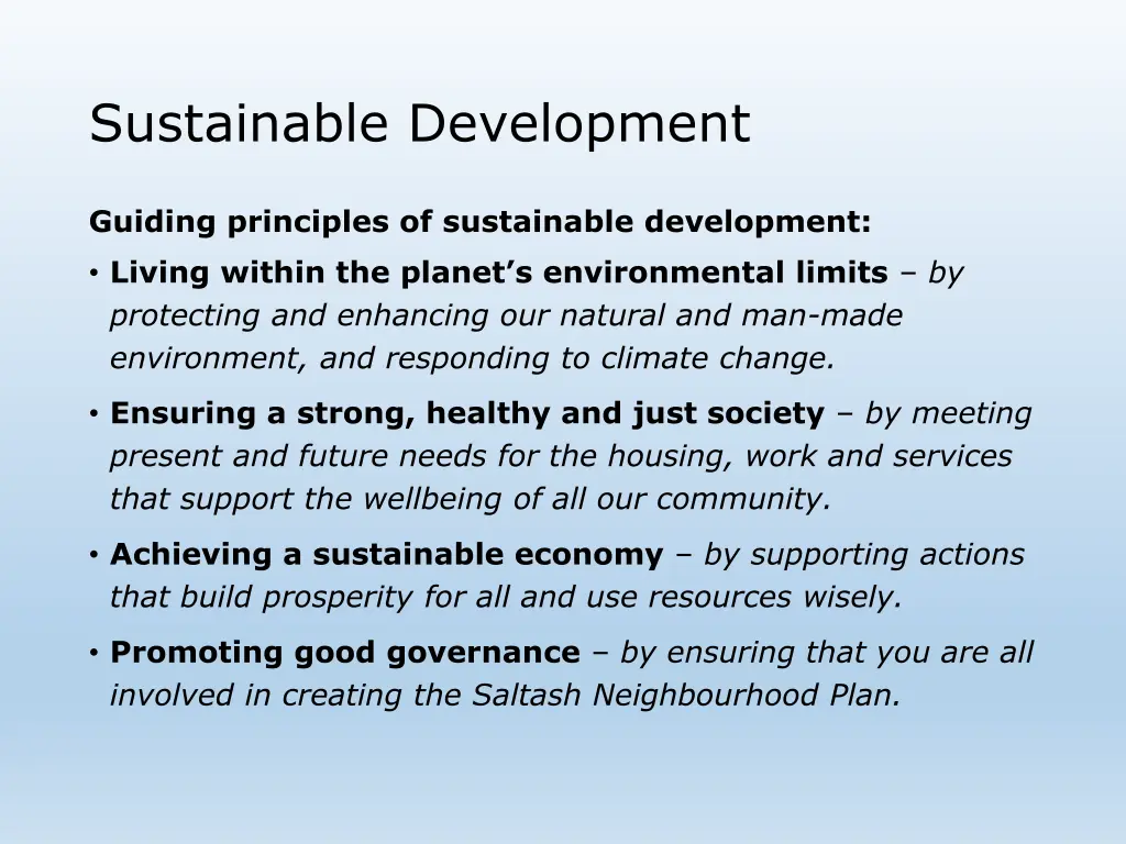 sustainable development 1