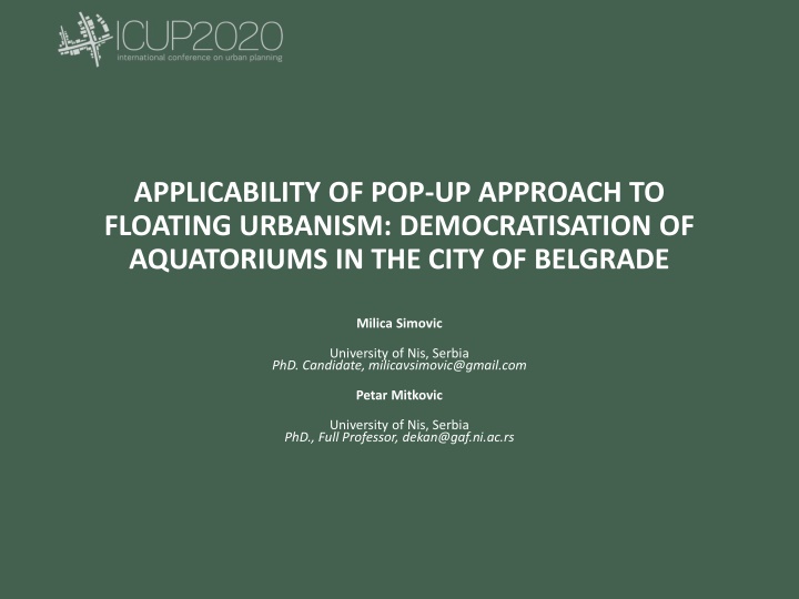 applicability of pop up approach to floating