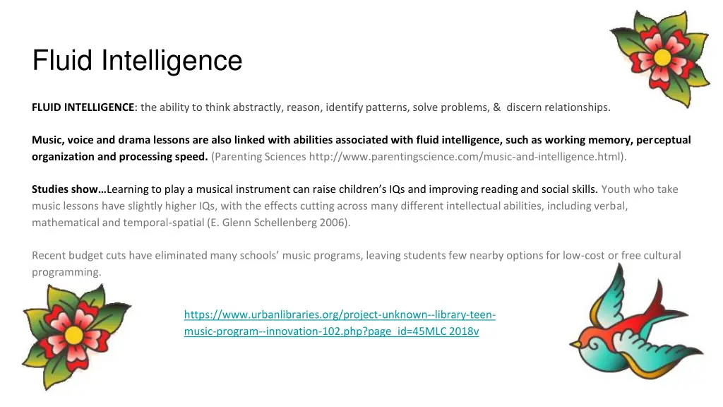 fluid intelligence