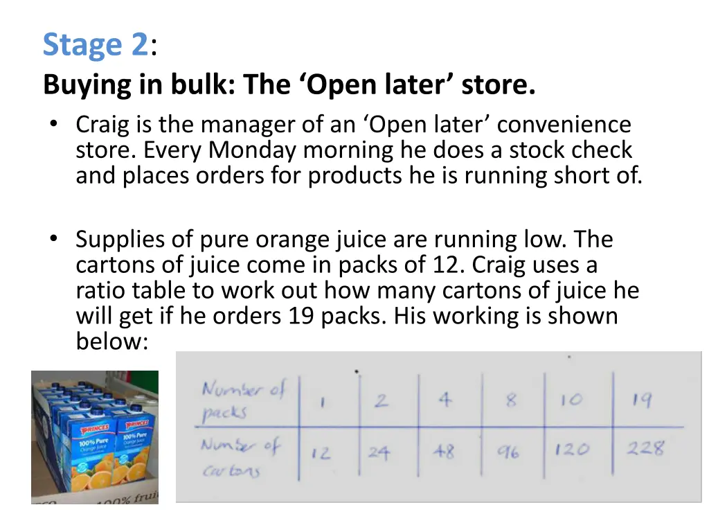 stage 2 buying in bulk the open later store craig