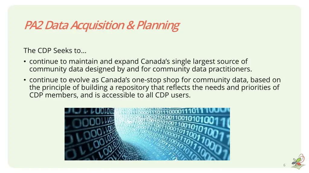 pa2 data acquisition planning