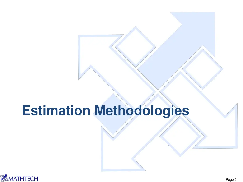 estimation methodologies