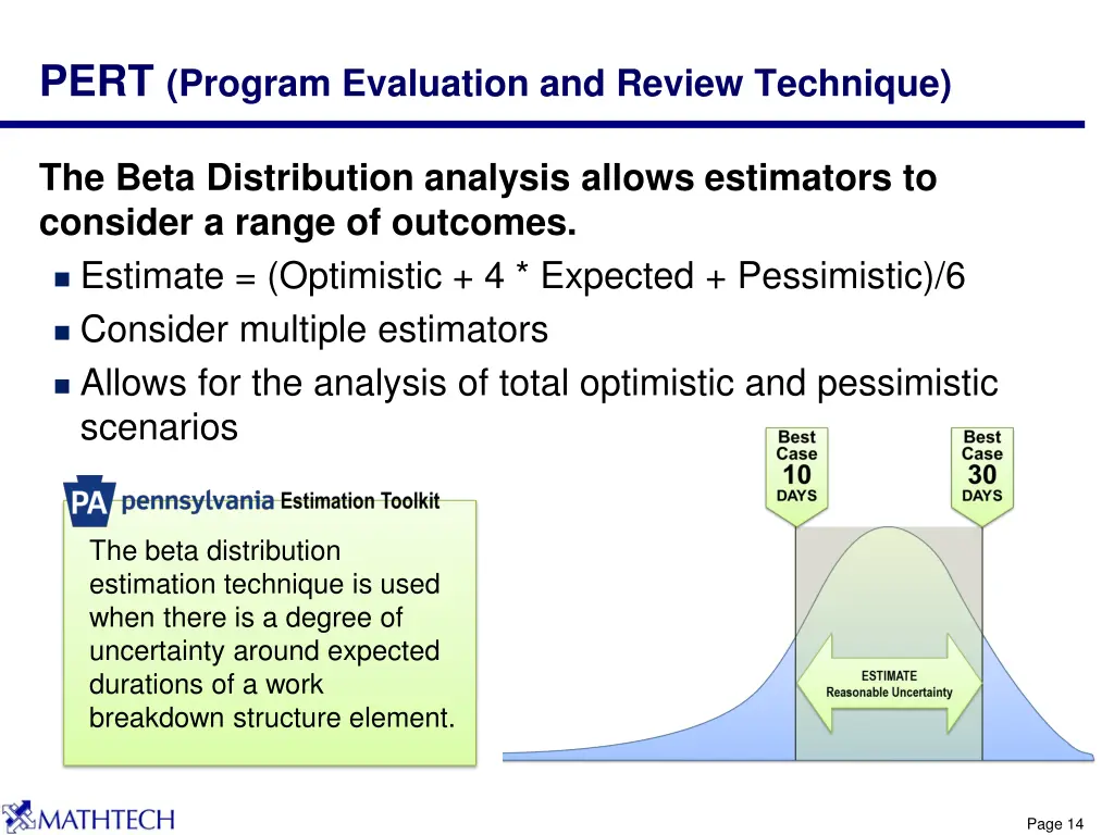 pert program evaluation and review technique