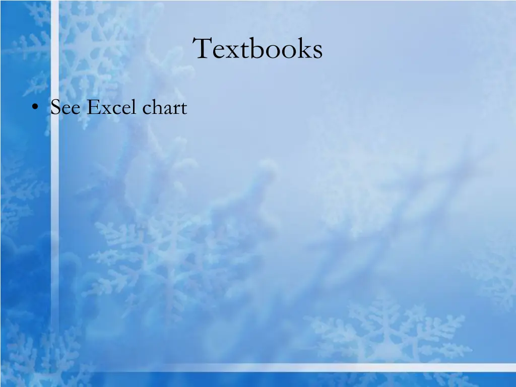 textbooks