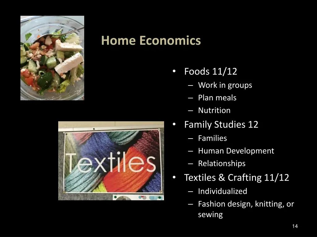 home economics