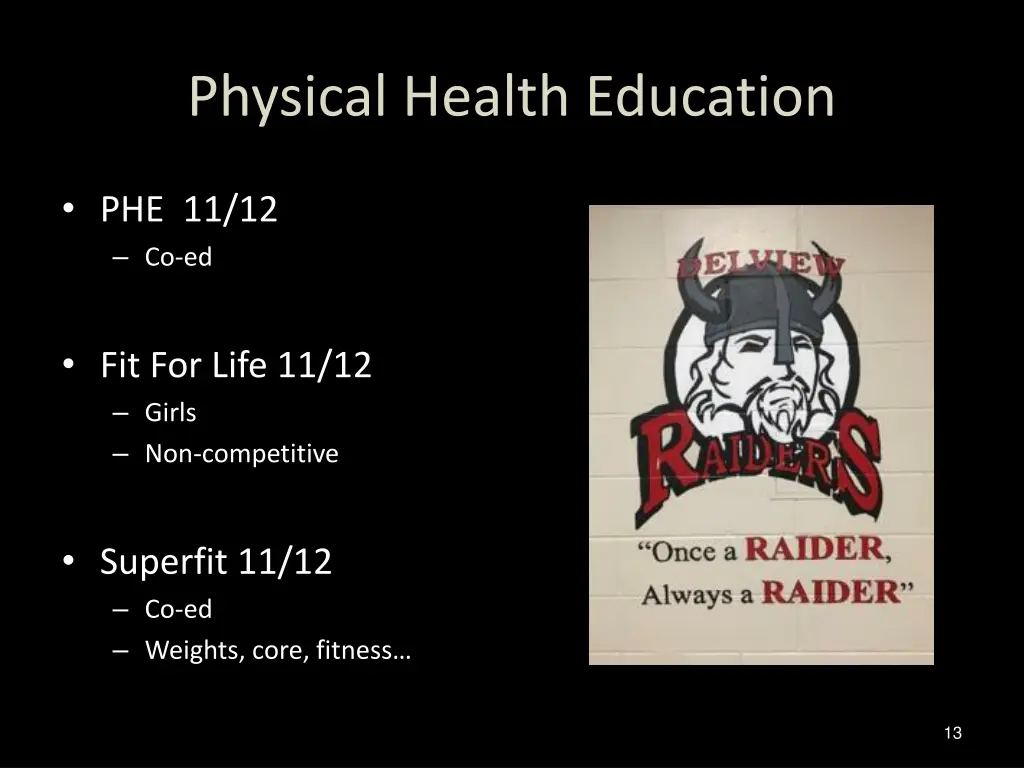 physical health education