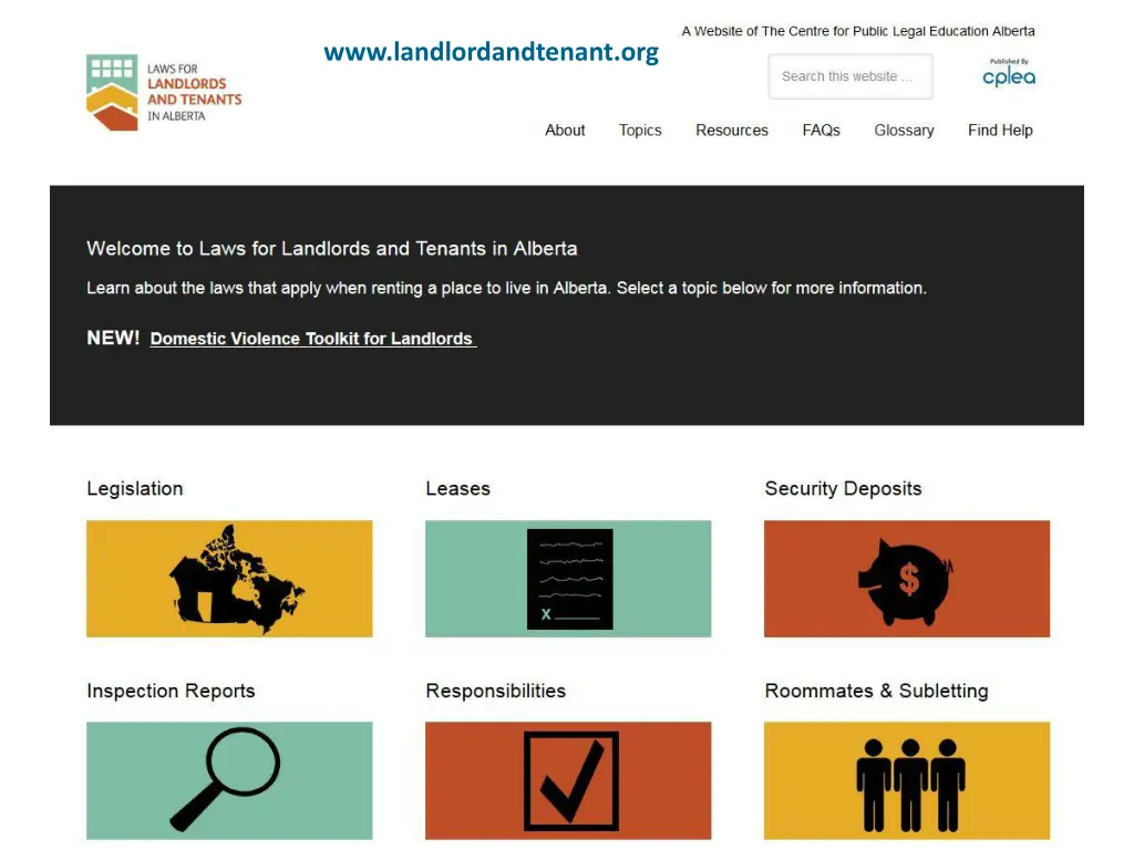 www landlordandtenant org