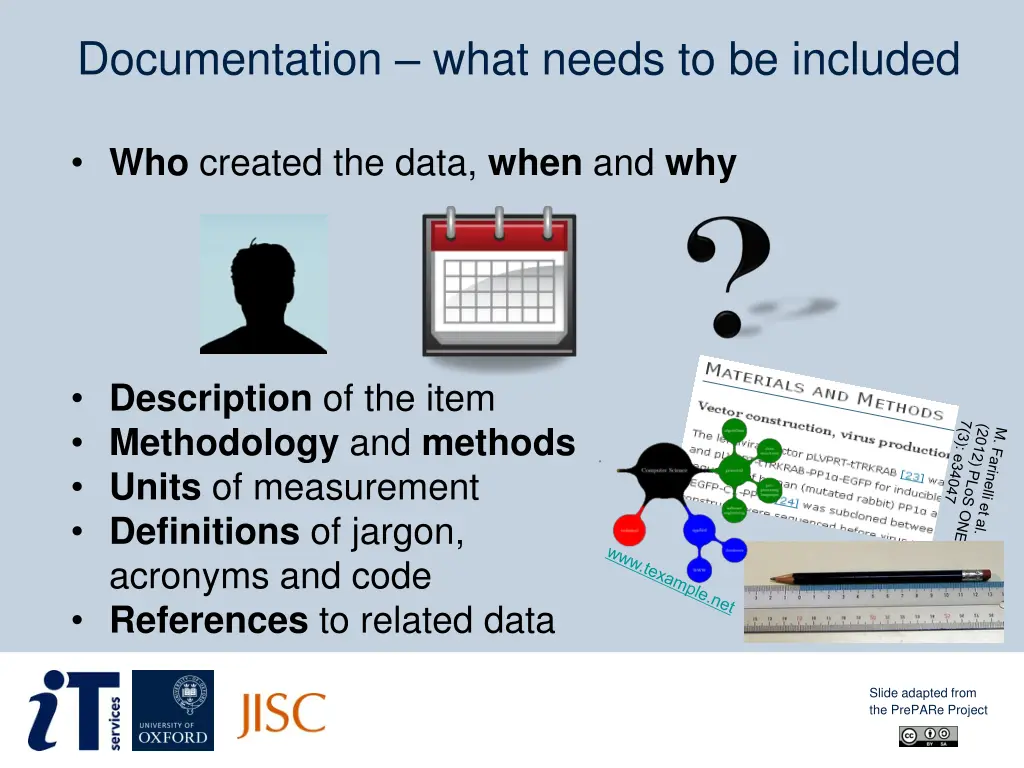 documentation what needs to be included