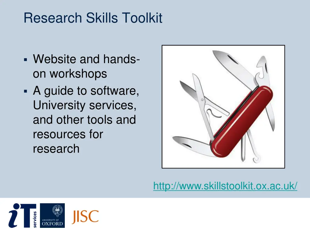 research skills toolkit