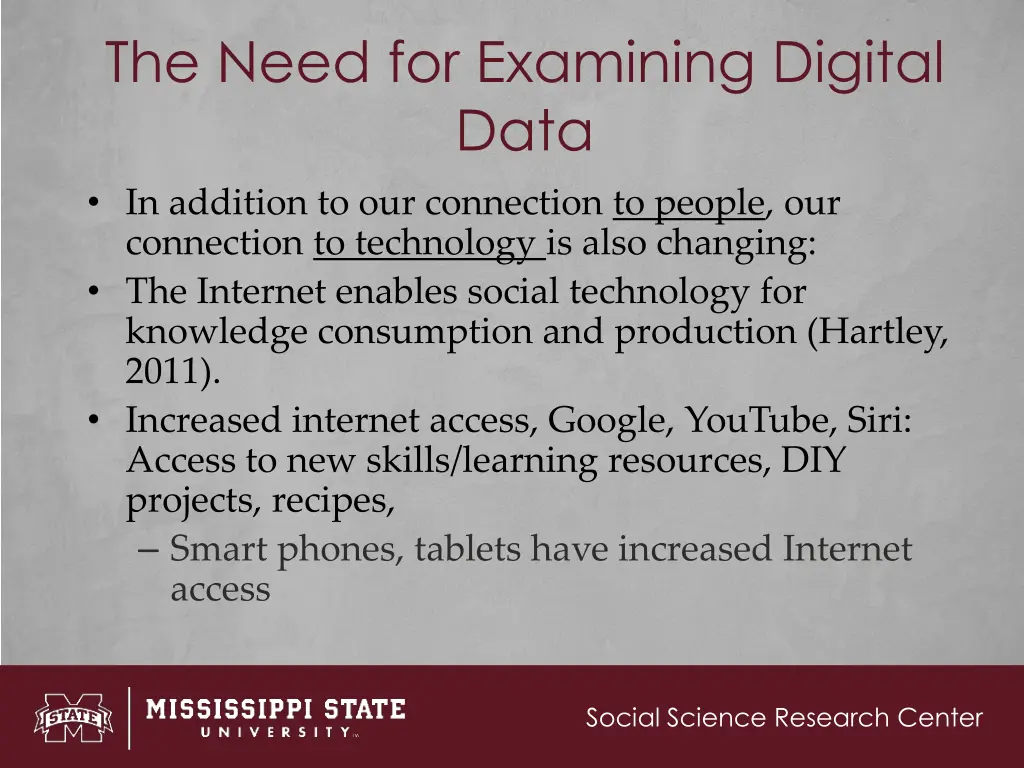 the need for examining digital data in addition