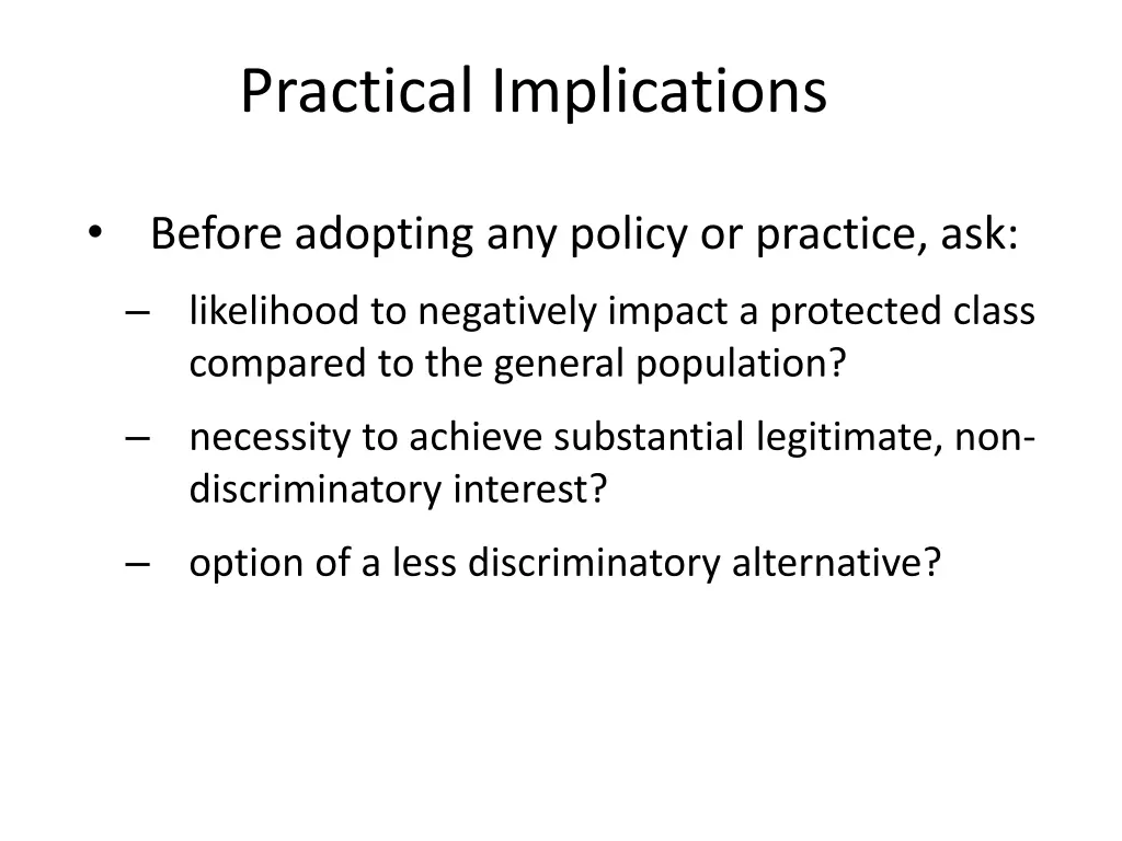 practical implications 1