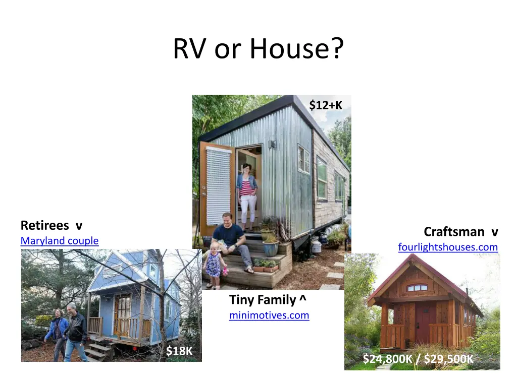 rv or house