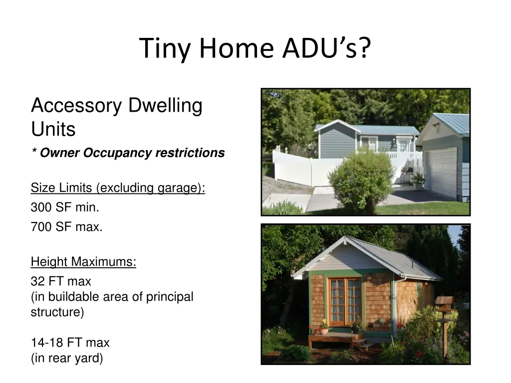 tiny home adu s