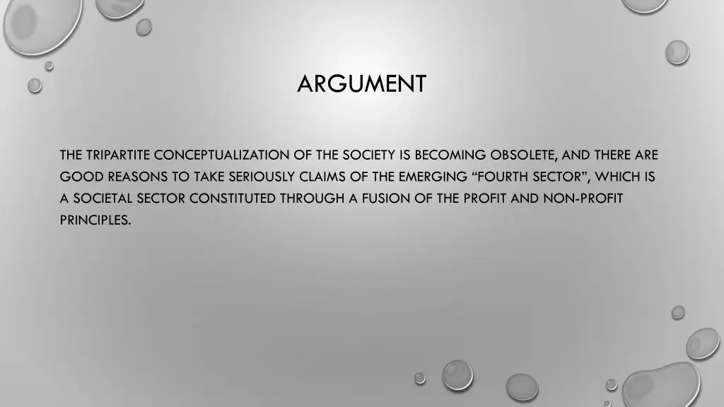 argument