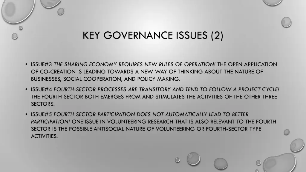 key governance issues 2