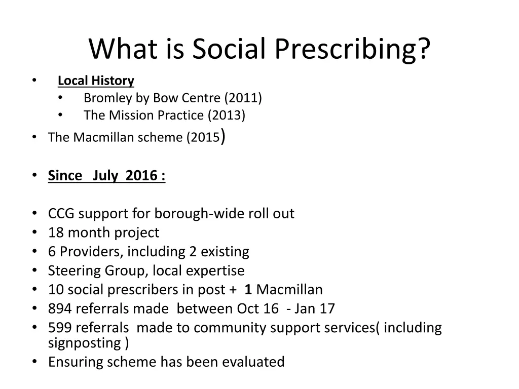 what is social prescribing 1