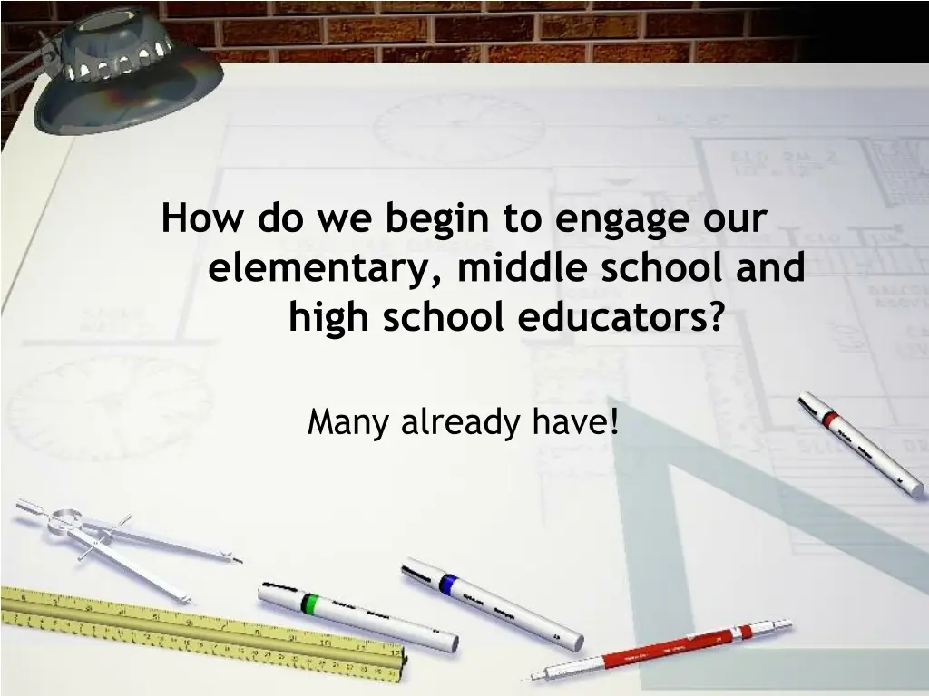 how do we begin to engage our elementary middle