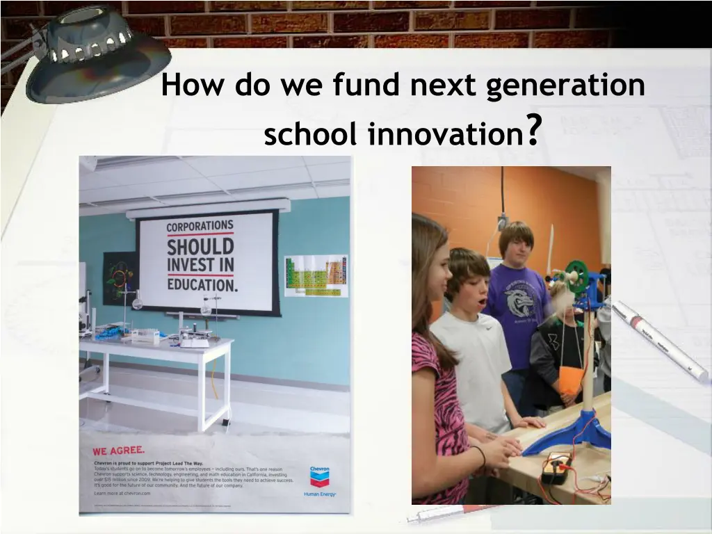 how do we fund next generation school innovation