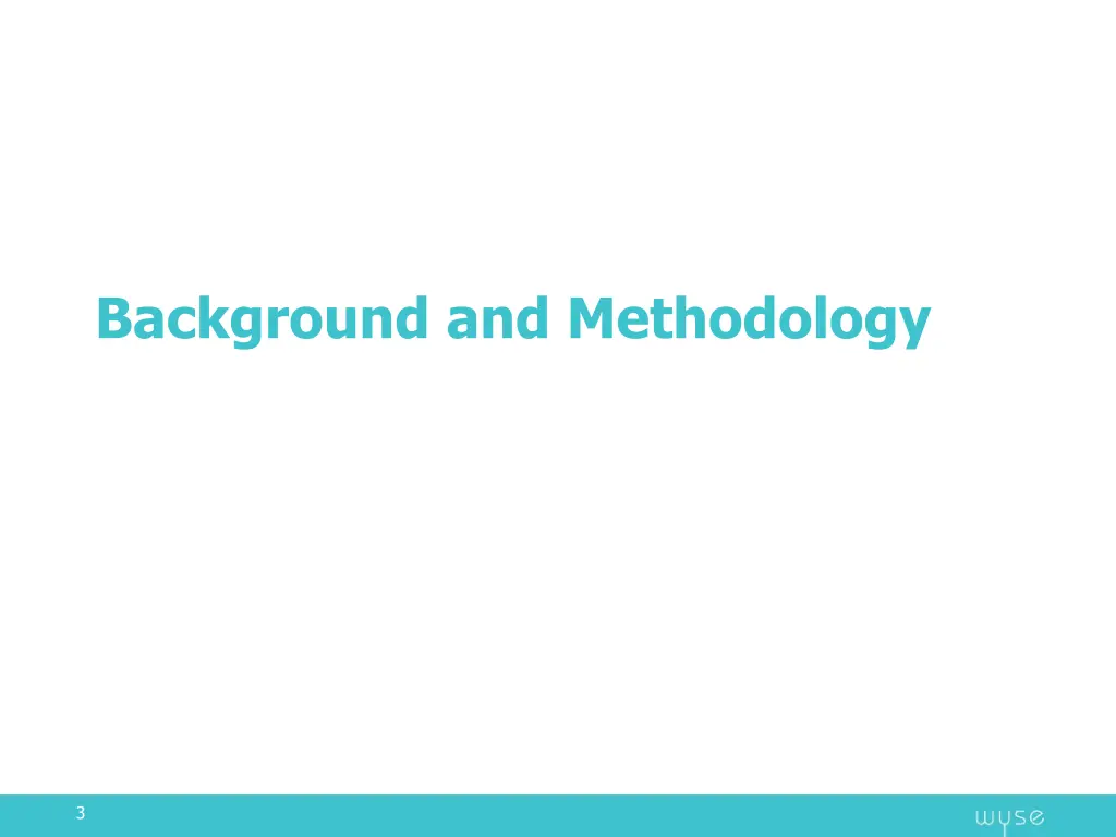 background and methodology