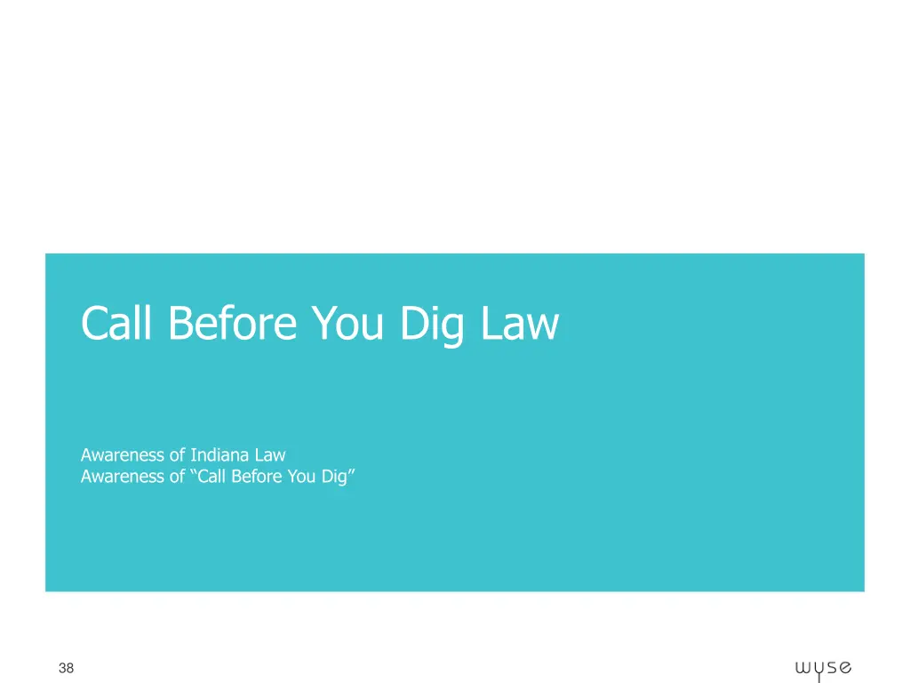 call before you dig law