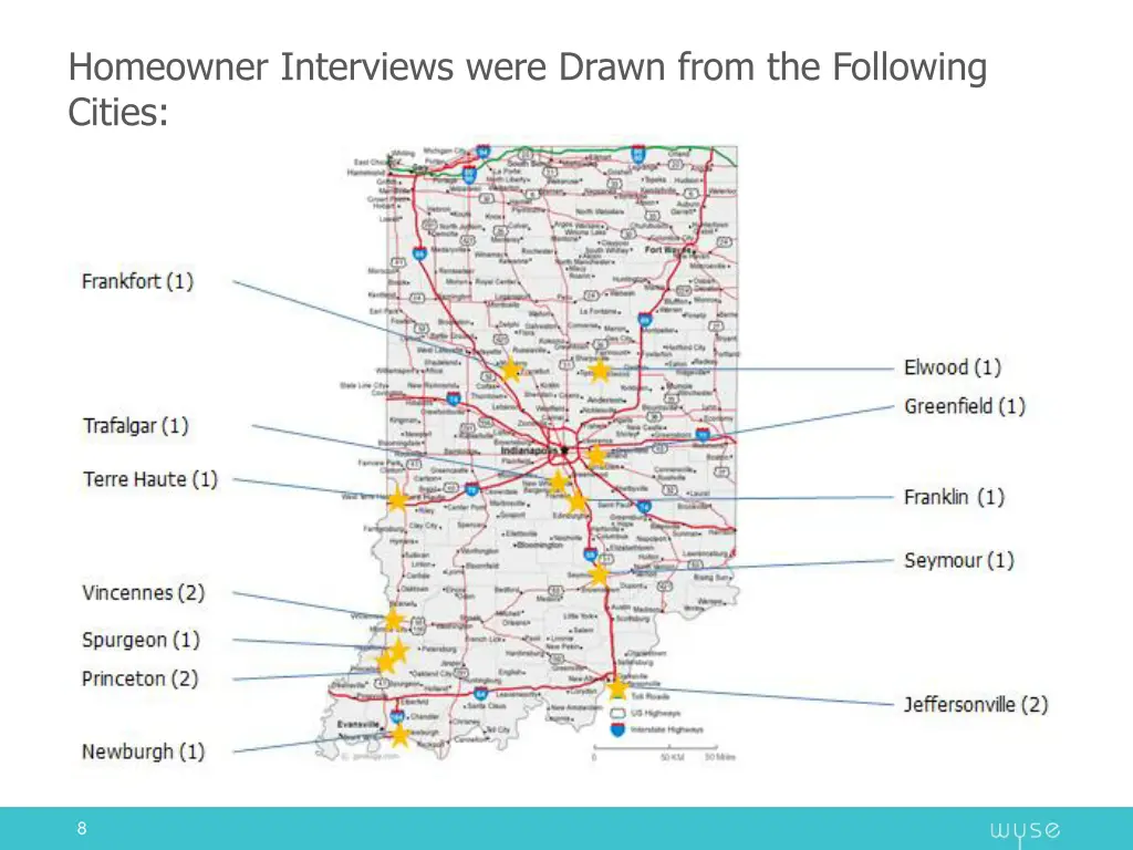 homeowner interviews were drawn from