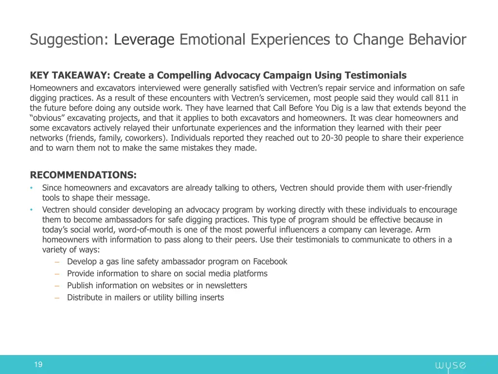 suggestion leverage emotional experiences